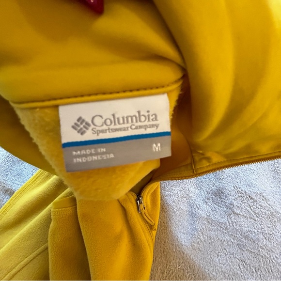 Columbia fleece yellow vest Size M - Picture 10 of 11